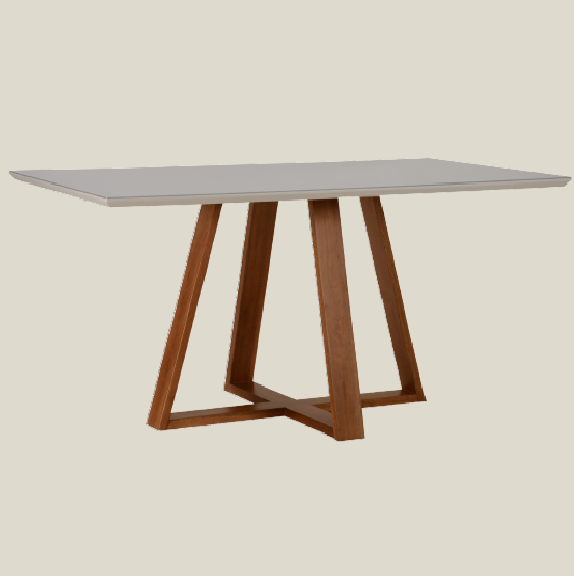 PREÇO + BARATO DO BRASIL | Mesa Retangular Irlanda | Decora Móveis
