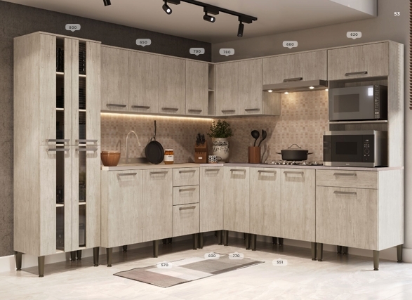 Cozinha Modulada | Linha Atraente | MAC 0726