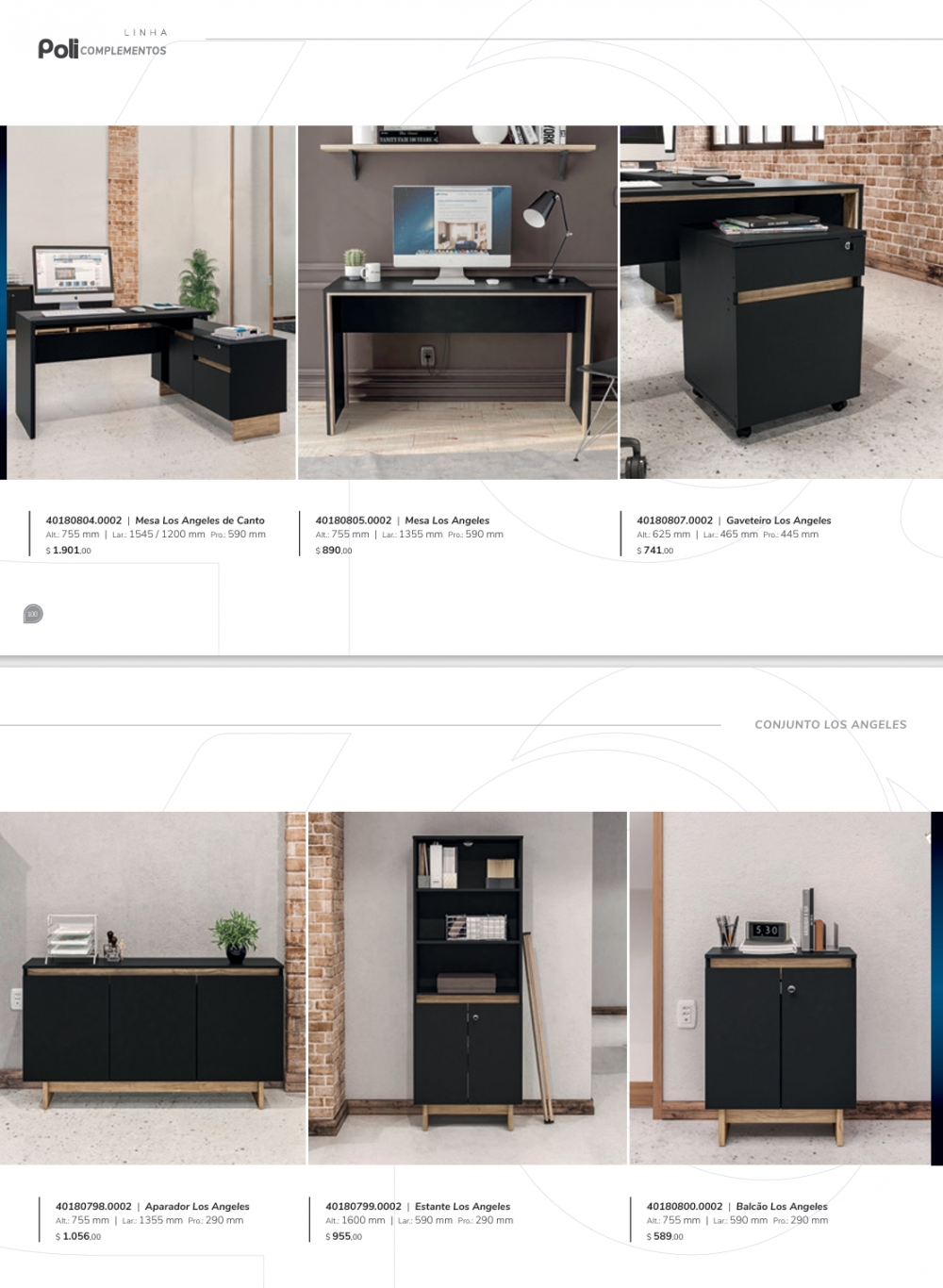 Linha Los Angeles | Politorno | Venda -65% 0325
