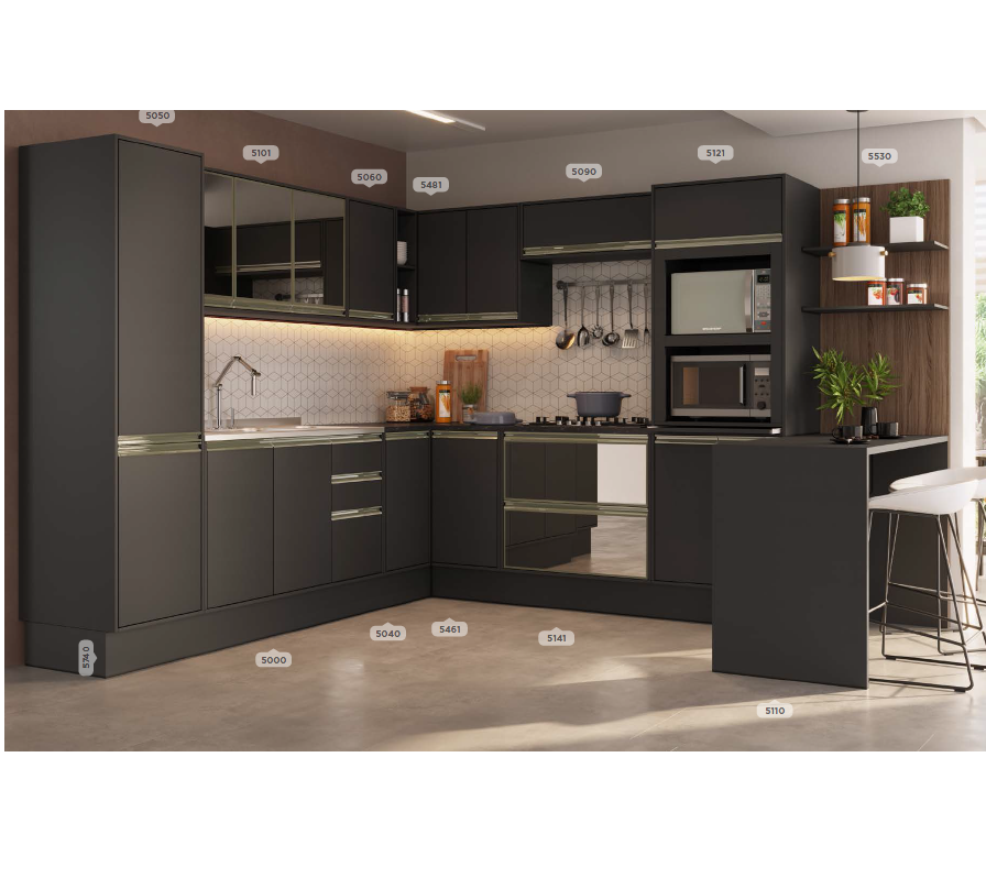 Cozinha Modulada Atena | Mac