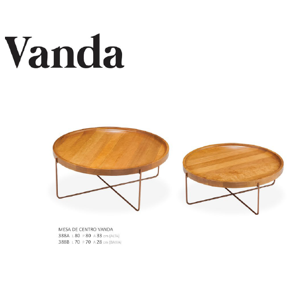 PREÇO + BARATO DO BRASIL | Mesa de Centro Vanda 388 | Msul Móveis