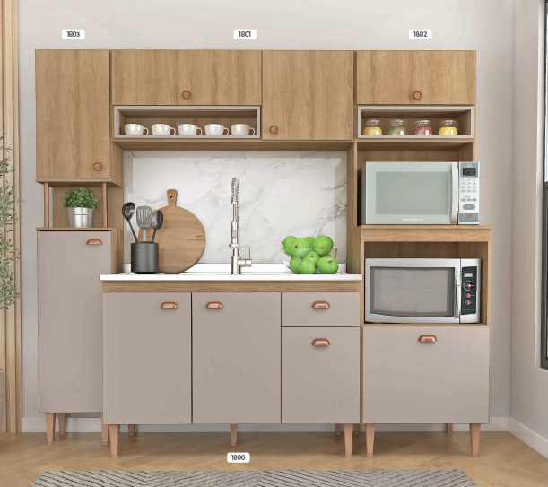 B149 | Cozinha Modulada Marti 01 | Fellicci