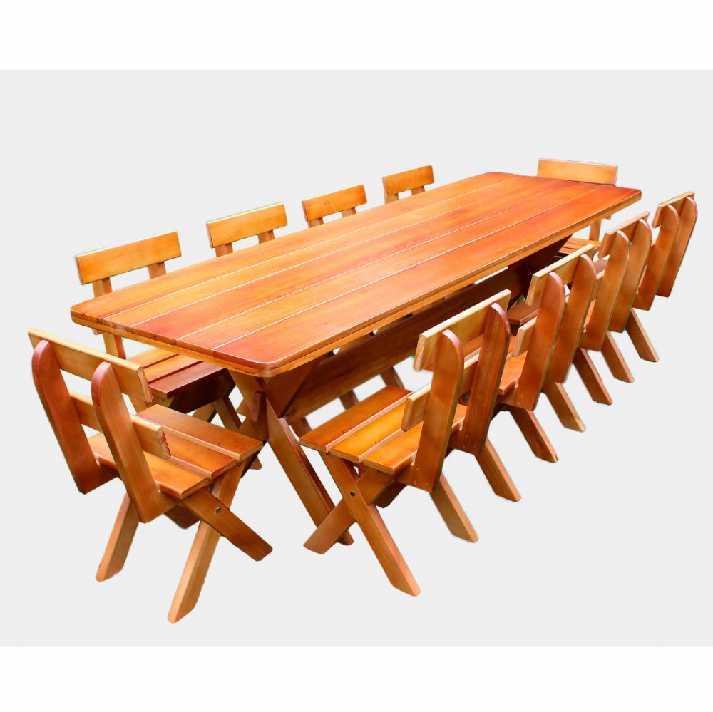 PREÇO + BARATO DO BRASIL | Conjunto Mesa E Bancos | ME63 | Premade