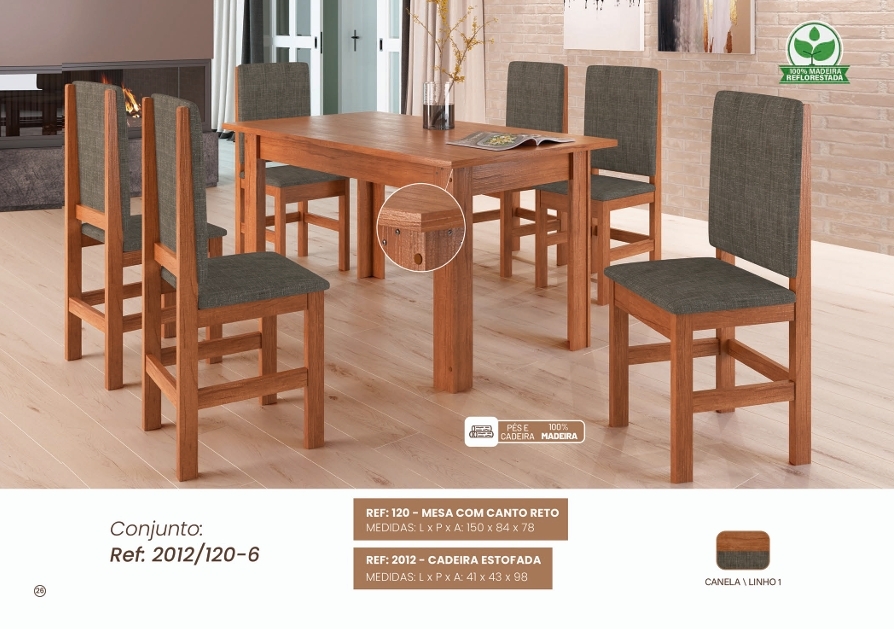 Mesa 120 + Cadeira 2012 | Zamarchi 0626