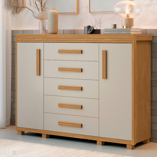 PREÇO + BARATO DO BRASIL | Cômoda Havana | 100% MDF | L 1.55 | Fenix 