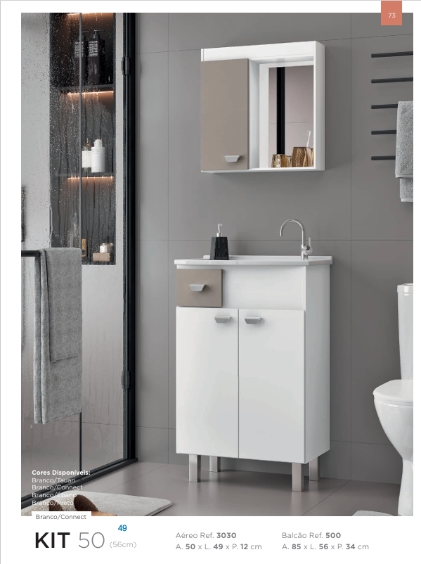 Conjunto Banheiro Kit 50 | Balcony 0926