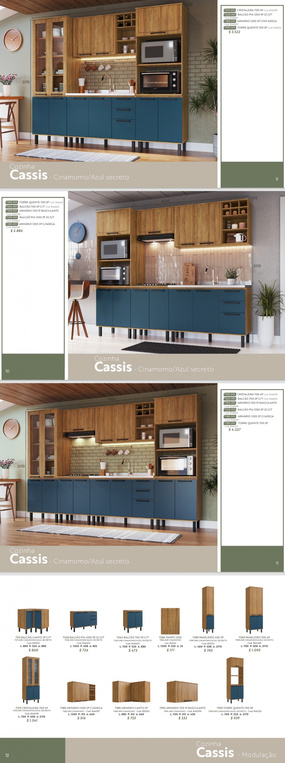 Cozinha Modulada Cassis | Canção : Venda -20% 0325