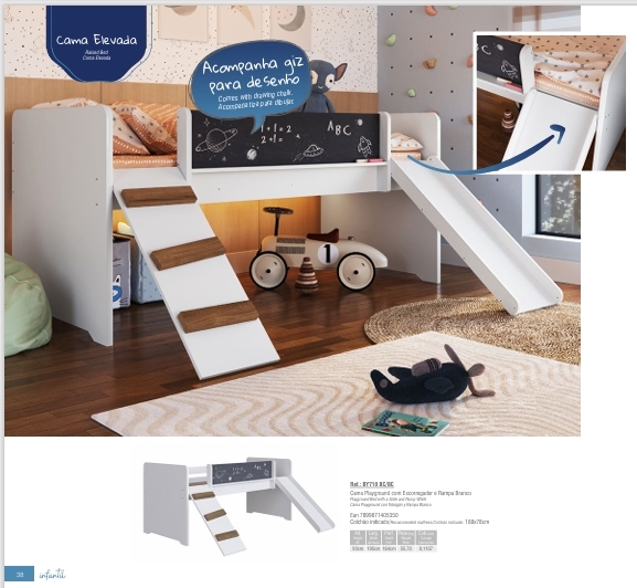 Cama Playground | BY710 | Completa Móveis 1125