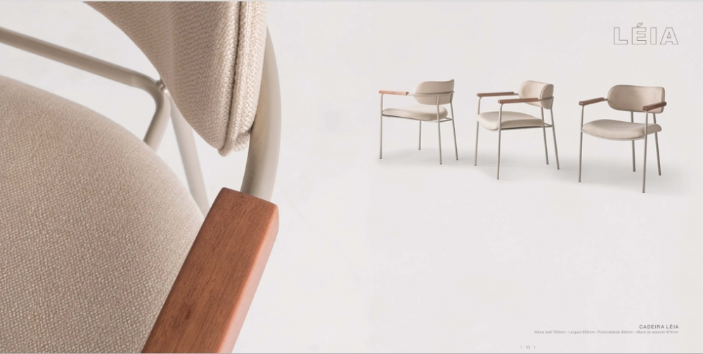 Cadeira Léia | Muller Elegant 0726