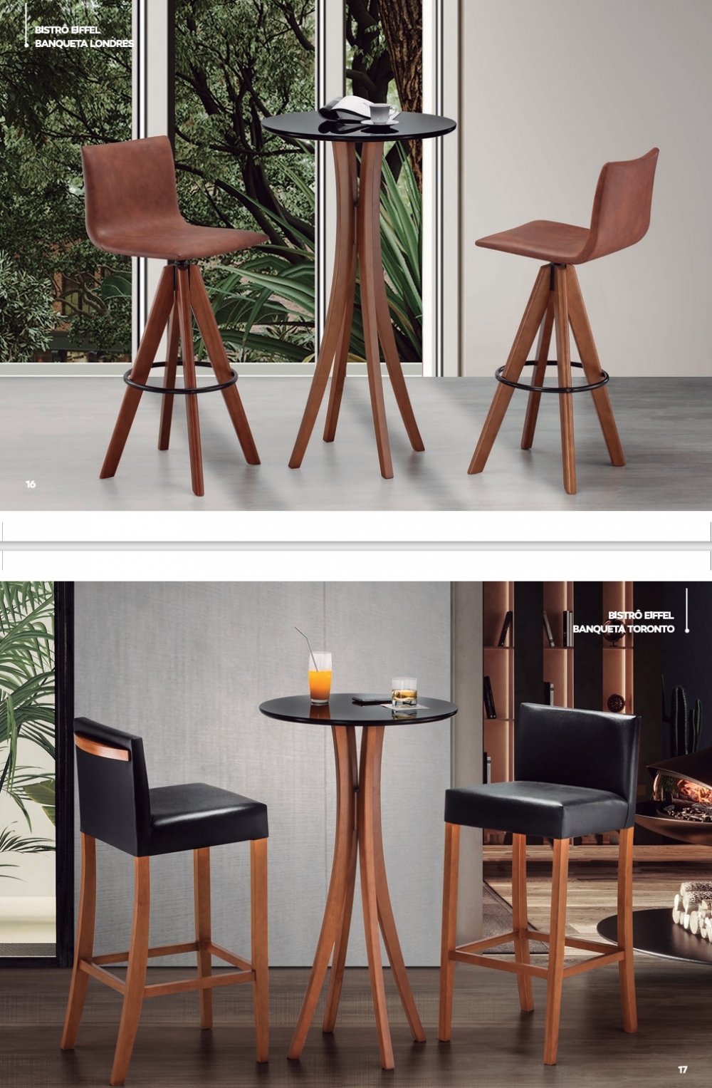 Mesa Bistrô Eifel c/ Banqueta Londres - Toronto | Tay 0625
