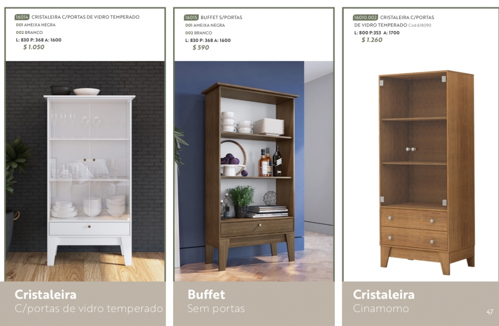 Cristaleira/Buffet | Canção : Venda -20% 0325