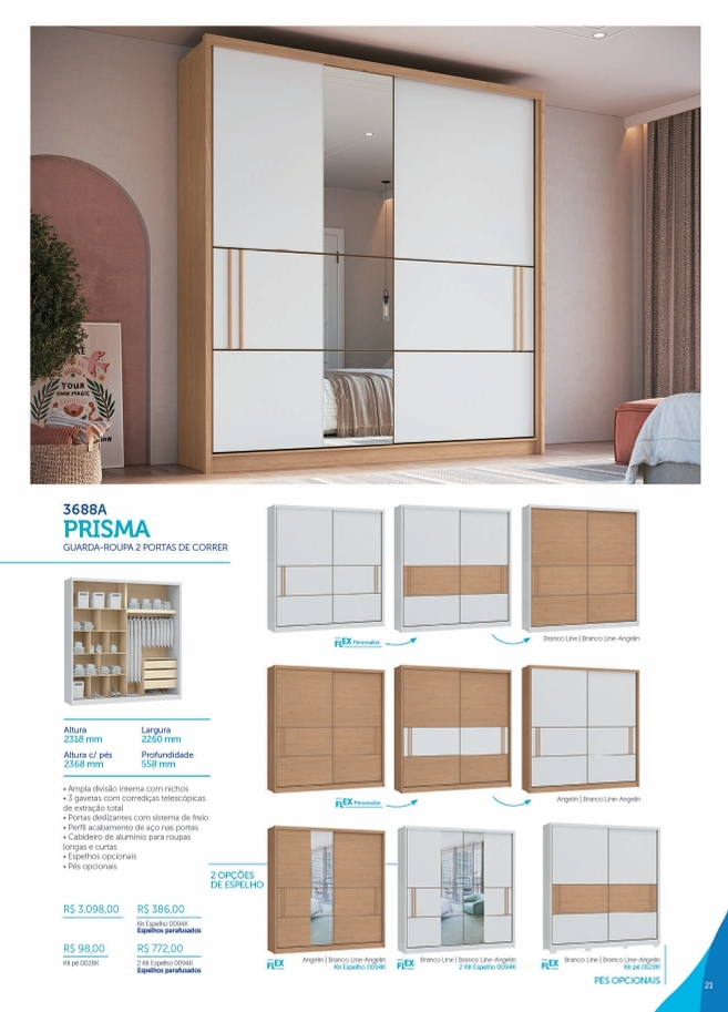 Roupeiro Premium | 4222A | Castro : Venda -40% 0425