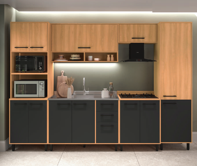 B316 | Cozinha Modulada Havana | Casamia