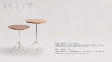 Mesas Laterais Fitty | Muller Elegant 0726