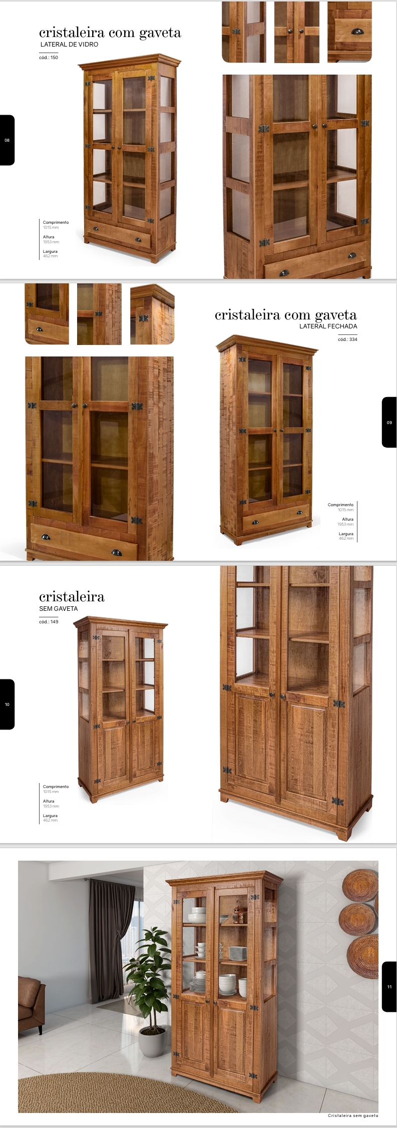 Cristaleiras | 150 - 334 - 149 | Pena Móveis 0825