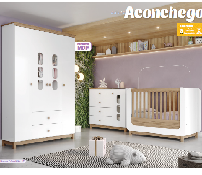 PREÇO + BARATO DO BRASIL | Quarto Infantil Aconchego | Henn