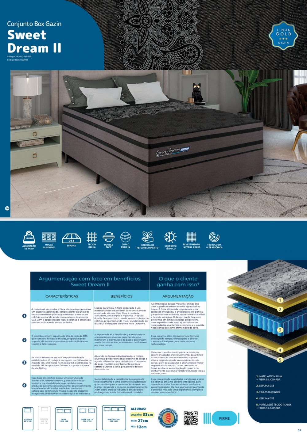 Conjunto Box Sweet  Dream ll | Gazin | Venda : +40% 0425