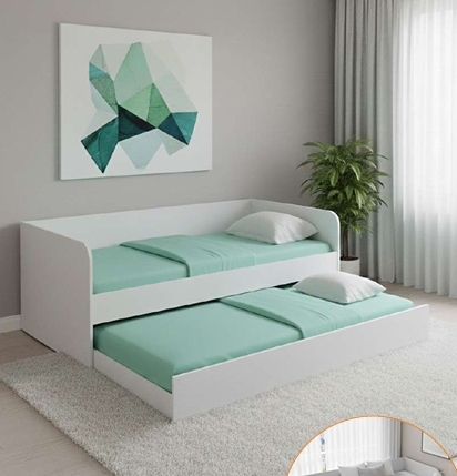 Cama Solteiro + Auxiliar | CM8032 | Tecnomobili 0326