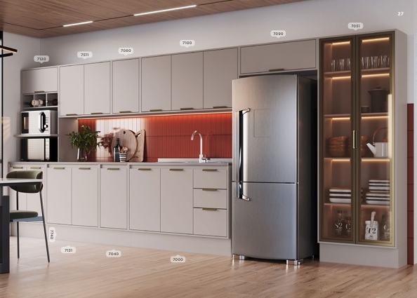 Cozinha Modulada | Linha Hanna | MAC 0726