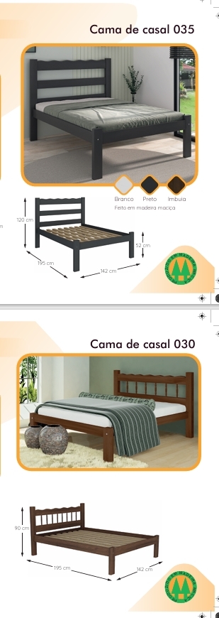Cama de Casal | 035 - 030 | Belini 0625