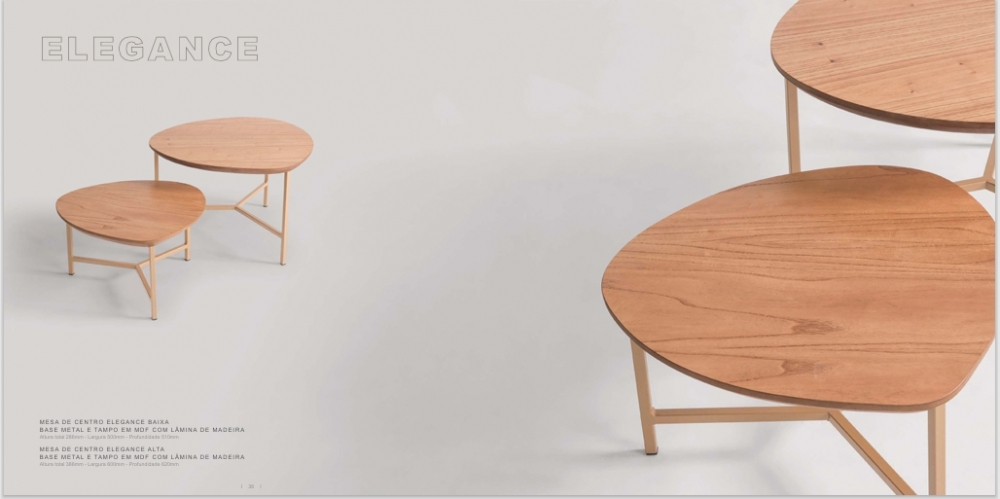 Mesas De Centro Elegance | Muller Elegant 0726