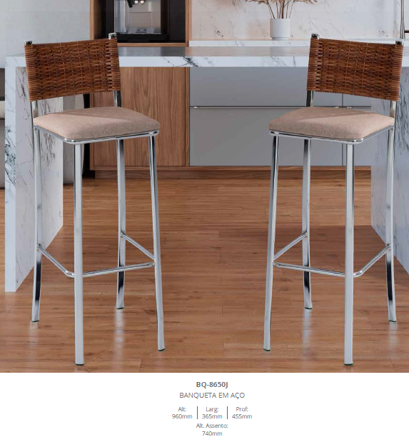 Banqueta em Aço | BQ-8650J | Formastil