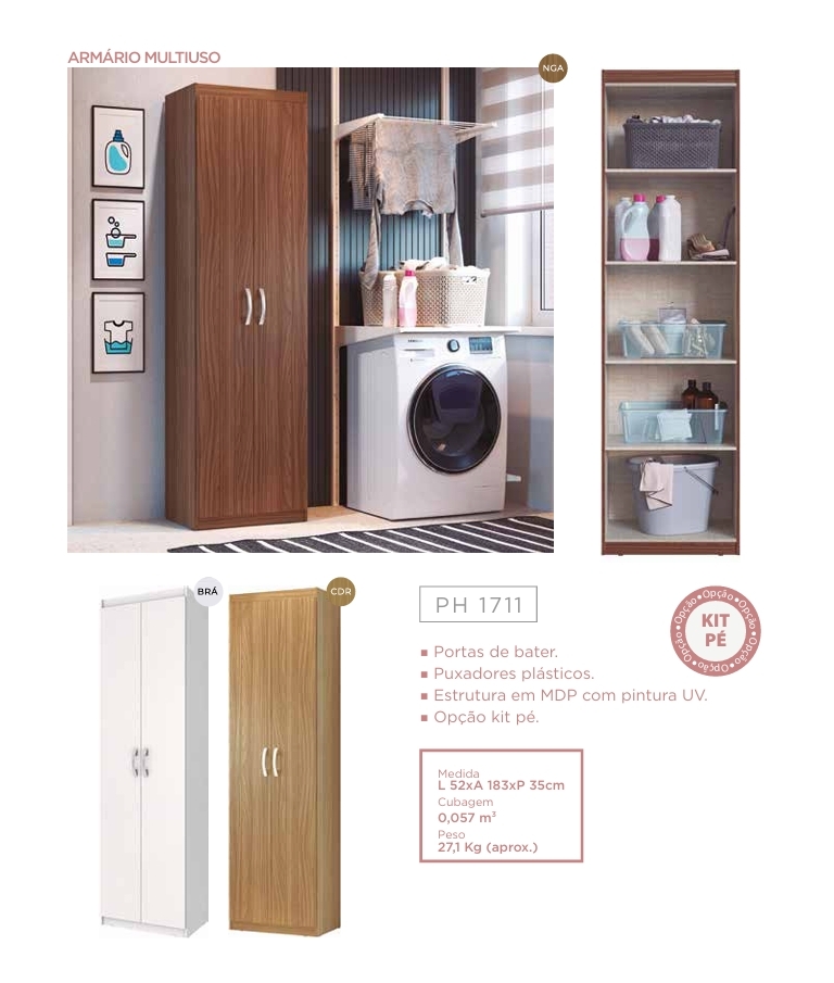 Armário Multiuso PH 1711 | Herval 0726