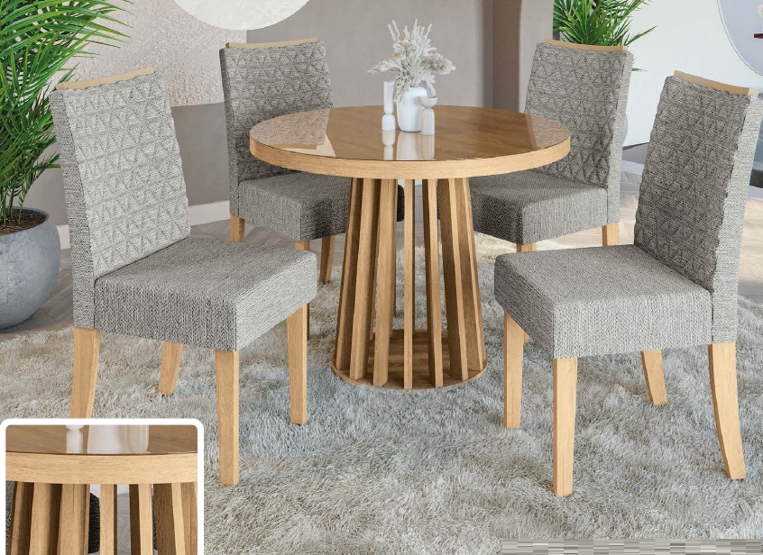 Conjunto Lavanda | CSJ1226FR-A031 | Kappesberg Sala de Jantar