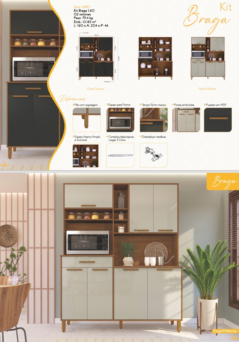 Kit Cozinha Braga | Indekes | 0325