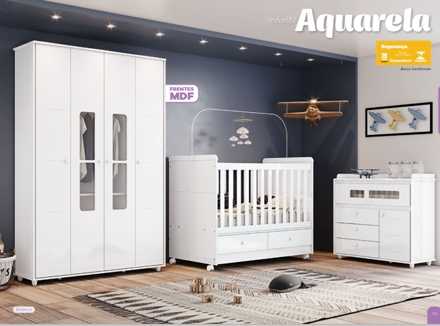 Quarto Infantil Aquarela | Henn | Venda : -60% 0925