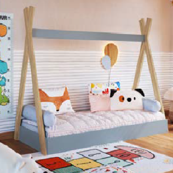 Cama Cabana de Solteiro | Completa Móveis