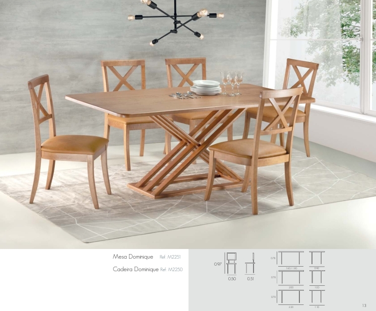 Conjunto Dominique | Mesa + Cadeira | ACG 0526