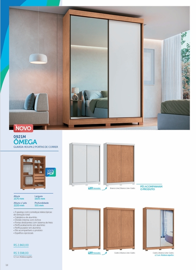 Roupeiro Ômega | 0921M | Castro : Venda -40% 0425