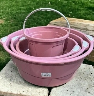 Kit Balde e Bacia 4 PÇS | Lindelli 0326