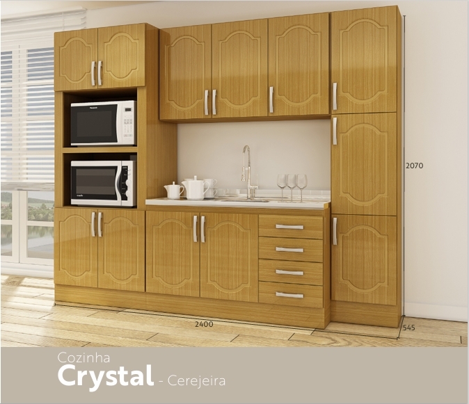 Cozinha Modulada Crystal | Móveis Canção 0526