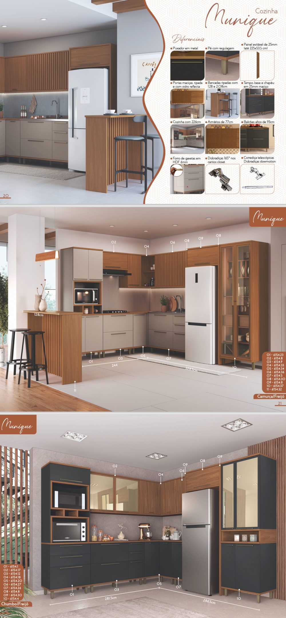 Cozinha Modulada Munique | Indekes | 0325