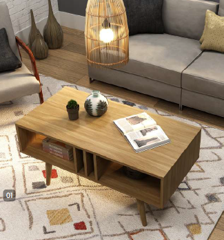 PREÇO + BARATO DO BRASIL | Mesa de Centro 90 | MC2226 | Tecnomobili