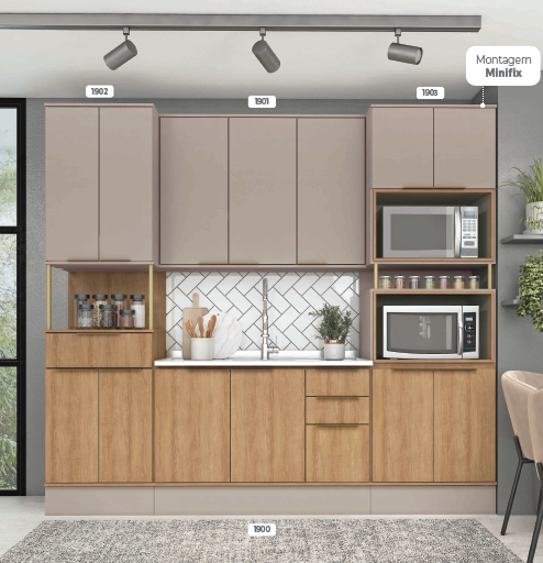 B336 | Cozinha Modulada Deseo | Fellicci