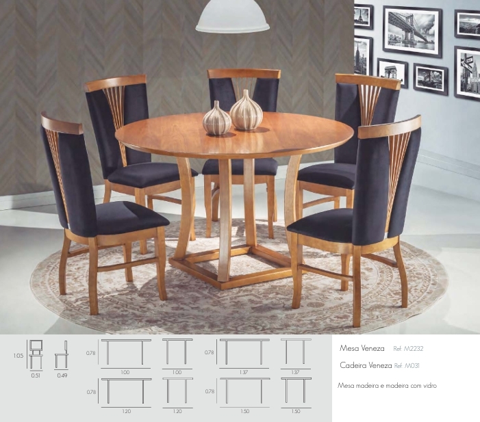 Conjunto Veneza | Mesa + Cadeira | ACG 0526