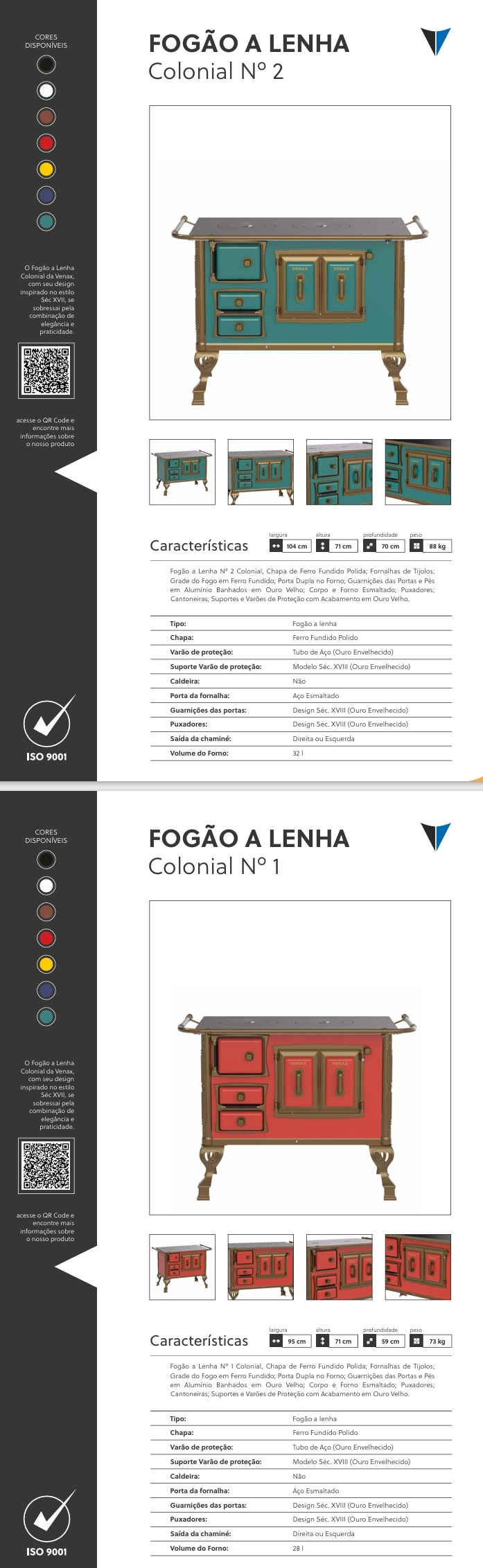 Fogão a Lenha | Colonial | Venax 0425