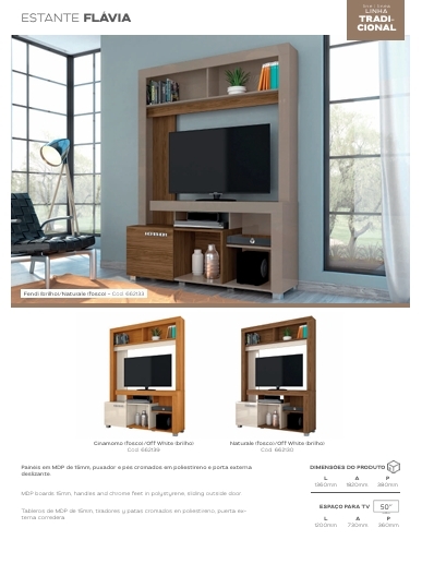 Buffet Monaco - Cristaleira Moss | Madetec 0525