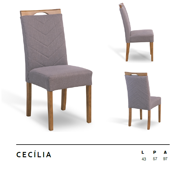 Cadeira Cecília | L2 Design Mobiliário