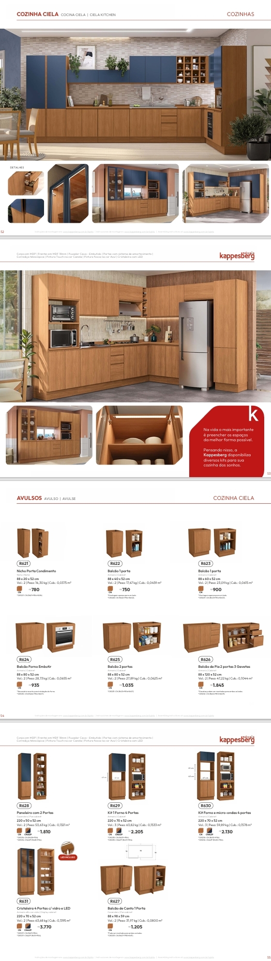 Cozinha Modulada Ciela | Venda: -65% | Kappesberg
