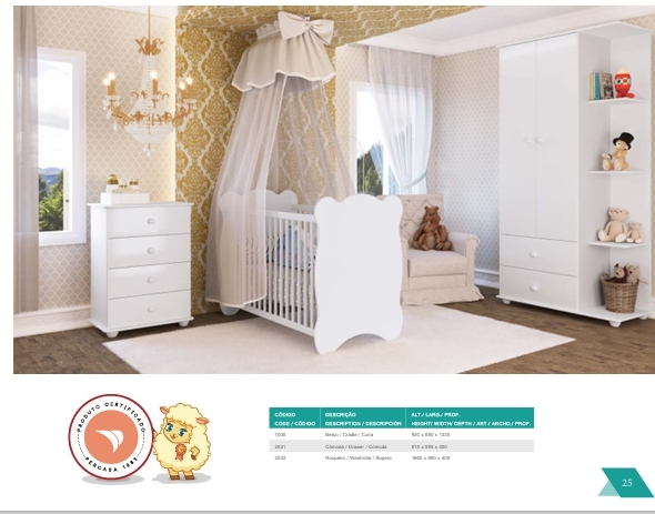 Quarto Infantil | 7000 - 2031 - 2032 | Percasa 0625