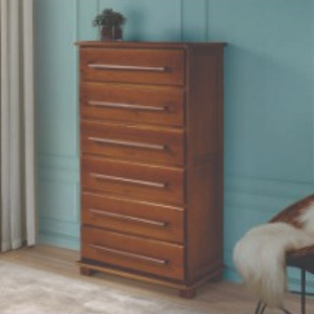 Cômoda Pinus | 6 Gavetas | Ref. 25 | BH