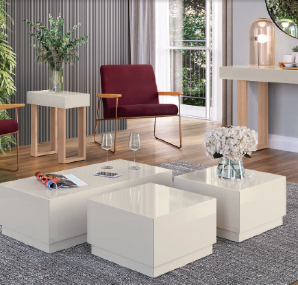 Mesa de centro Éden | Rudnick | Tá Barato!! Tá Bonito!! Consulte