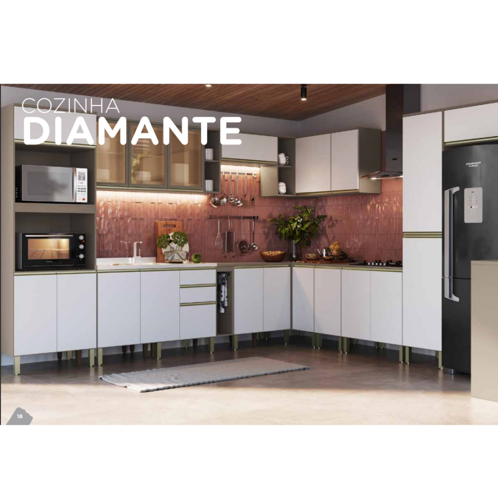 Cozinha Modulada Sob Medida Diamante | Cadorin 