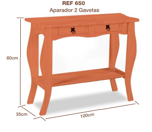 PREÇO + BARATO DO BRASIL | Aparador 2 gavetas | 650 | ZN Móveis 