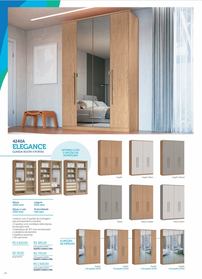 Roupeiro Elegance | 4240A | Castro : Venda -40% 0425