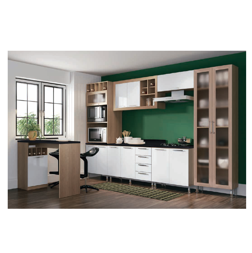 Cozinha Modulada Sob Medida Aspen | 7 Peças | Ditália Móveis